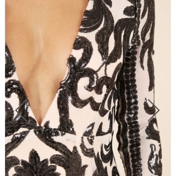 Fashion Nova & ShowPo Maxi High Slit Dress S - Picture 7 of 7